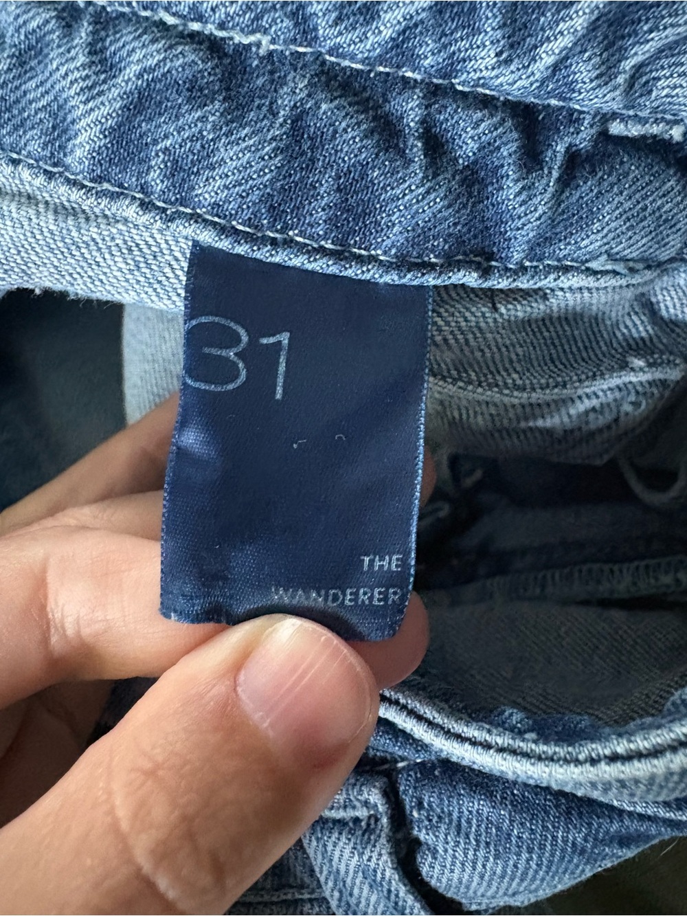 Pilcro The Wanderer Utility Jeans Size 31 Medium Wash Barrel Leg - Picture 11 of 16